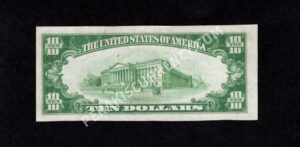 1801-2 Pottstown, Pennsylvania $10 1929II Nationals Back