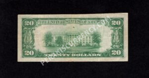 1802-2 Boyertown, Pennsylvania $20 1929II Nationals Back