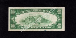 1801-2 Phoenixville, Pennsylvania $10 1929II Nationals Back