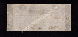 Bristol Connecticut $$5 9/5/1814 Obsolete Back