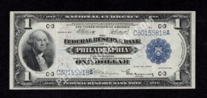 FRBN 716 1918 $1 typenote Front