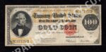 Gold Certificates 1215 1922 $100 typenote