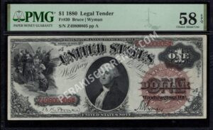 Legal Tender 30 1880 $1 typenote Front