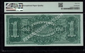 Silver Cert. 218 1886 $1 typenote Back