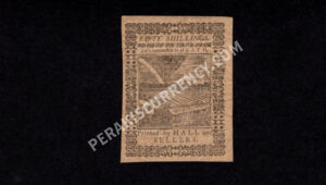 Pennsylvania 50 Shillings 10/1/1773 Colonial Back