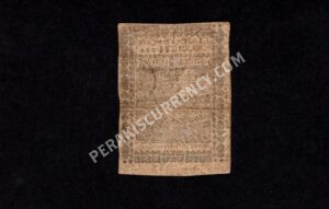 Pennsylvania 2 Shillings 10/1/1773 Colonial Back