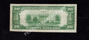 1802-1 Turtle Creek, Pennsylvania $20 1929 Nationals Back