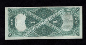 Legal Tender 39 1917 $1 typenote Back