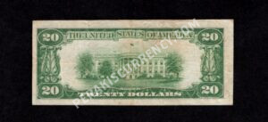 1802-1 San Antonio, Texas $20 1929 Nationals Back