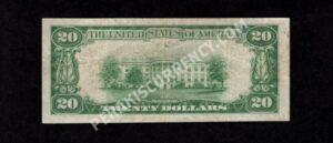 1802-2 Phoenixville, Pennsylvania $20 1929II Nationals Back