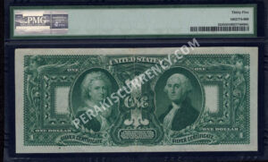 Silver Cert. 224 1896 $1 typenote Back