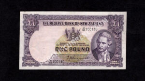 New Zealand $1 Pound n/d World Notes Front