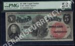 Legal Tender 64 1869 $5 typenote