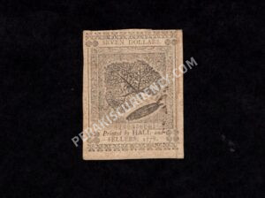 80 $$7 9/26/1778 Continentals Back