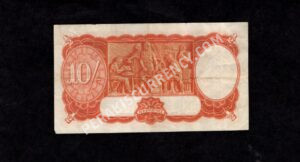 Australia $10 Shillings n/d World Notes Back
