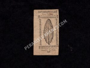 New Jersey 3 Shillings 12/31/1763 Colonial Back