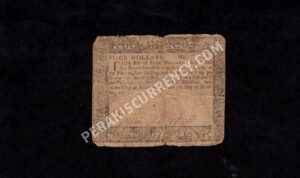 Maryland $4 12/7/1775 Colonial Front
