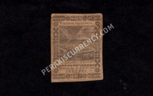 Pennsylvania 15 Shillings 10/1/1773 Colonial Back