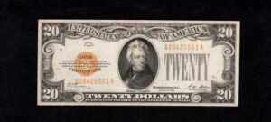 FR 2402 1928 $20 Gold Certificate Front