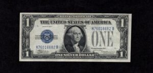 FR 1604 1928D $1 Silver Certificates Front