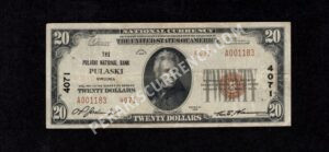 1802-2 Pulaski, Virginia $20 1929II Nationals Front