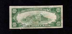 1801-2 Athens, Tennessee $10 1929II Nationals Back