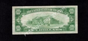 1801-1 Athens, Tennessee $10 1929 Nationals Back