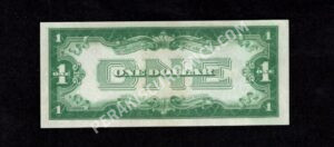 FR 1601 1928A  $1 Silver Certificates Back
