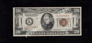 FR 2305 1934A $20 Hawaii Front