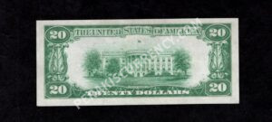 FR 2050-D 1928 $20 FRN Back