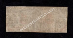 Savannah Georgia $5 1860 Obsolete Back
