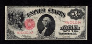 Legal Tender 37 1917 $1 typenote Front