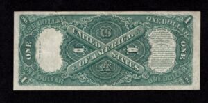Legal Tender 37 1917 $1 typenote Back