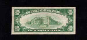 1801-2 Numidia, Pennsylvania $10 1929II Nationals Back