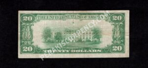 1802-1 Waterford, Pennsylvania $20 1929 Nationals Back