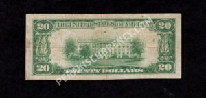 1802-2 McVeytown, Pennsylvania $20 1929II Nationals Back