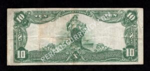 598 Philadelphia, Pennsylvania $10 1902 Nationals Back