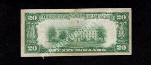 1802-1 Boston, Massachusetts $20 1929 Nationals Back