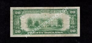 1802-1 Milwaukee, Wisconsin $20 1929 Nationals Back
