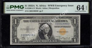 FR 2306 1935A $1 North Africa Front