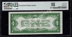 FR 1606 1934 $1 Silver Certificates Back