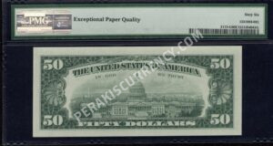 FR 2113-G 1963A $50 FRN Back