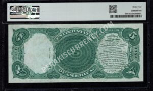 Legal Tender 80 1880 $5 typenote Back