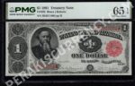 Treasury Notes 352 1891 $1 typenote