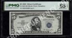 FR 1655 1953 $5 Silver Certificates