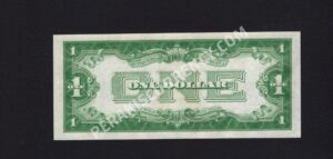 FR 1606 1934 $1 Silver Certificates Back