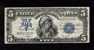 Silver Cert. 280 1899 $5 typenote Front
