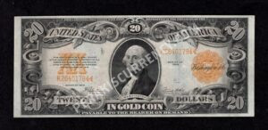 Gold Certificates 1187 1922 $20 typenote Front