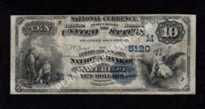 545 Waterloo, Iowa $10 1882DB Nationals Front