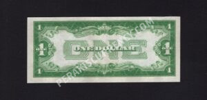 FR 1606 1934 $1 Silver Certificates Back